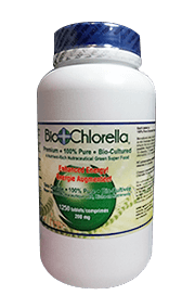 Bio+ Chlorella tablets, Chlorella Pyrenidosa health supplement, are 100% pure with nothing added and with high vibration for the best Chlorella benefits