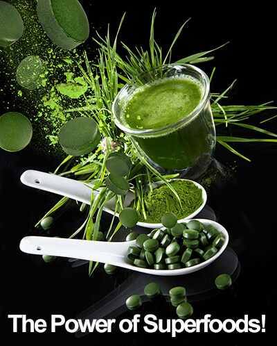 The power of superfoods has multiple benefits, and Chlorella, superfood of superfoods, offers nutritional, detoxifying, immune and many other health giving properties.